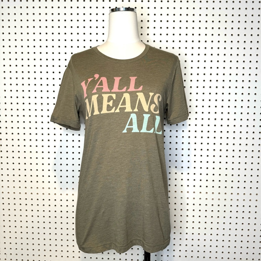 Natural Threads | Y'all Means All Graphic Tshirt